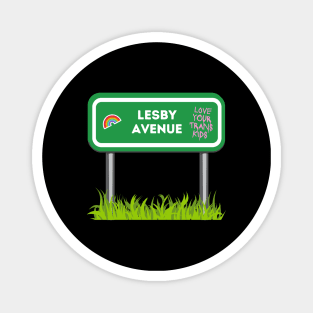 Lesby Avenue Street Sign Magnet